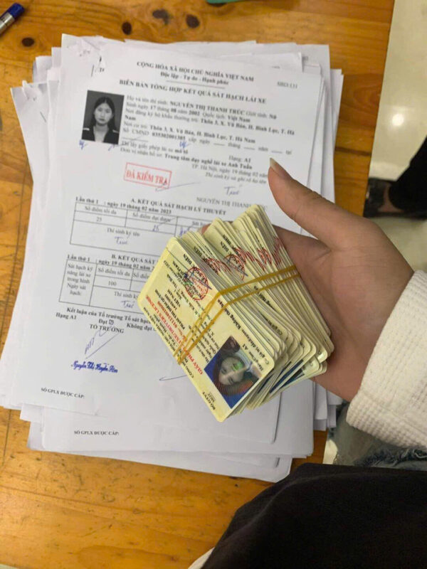 Làm lại bằng lái xe máy